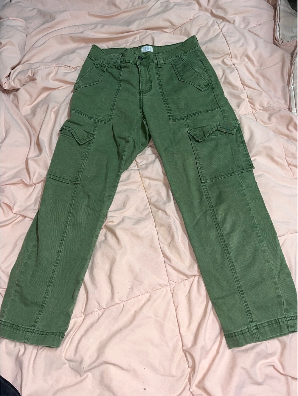 Time and Tru green cargo pants